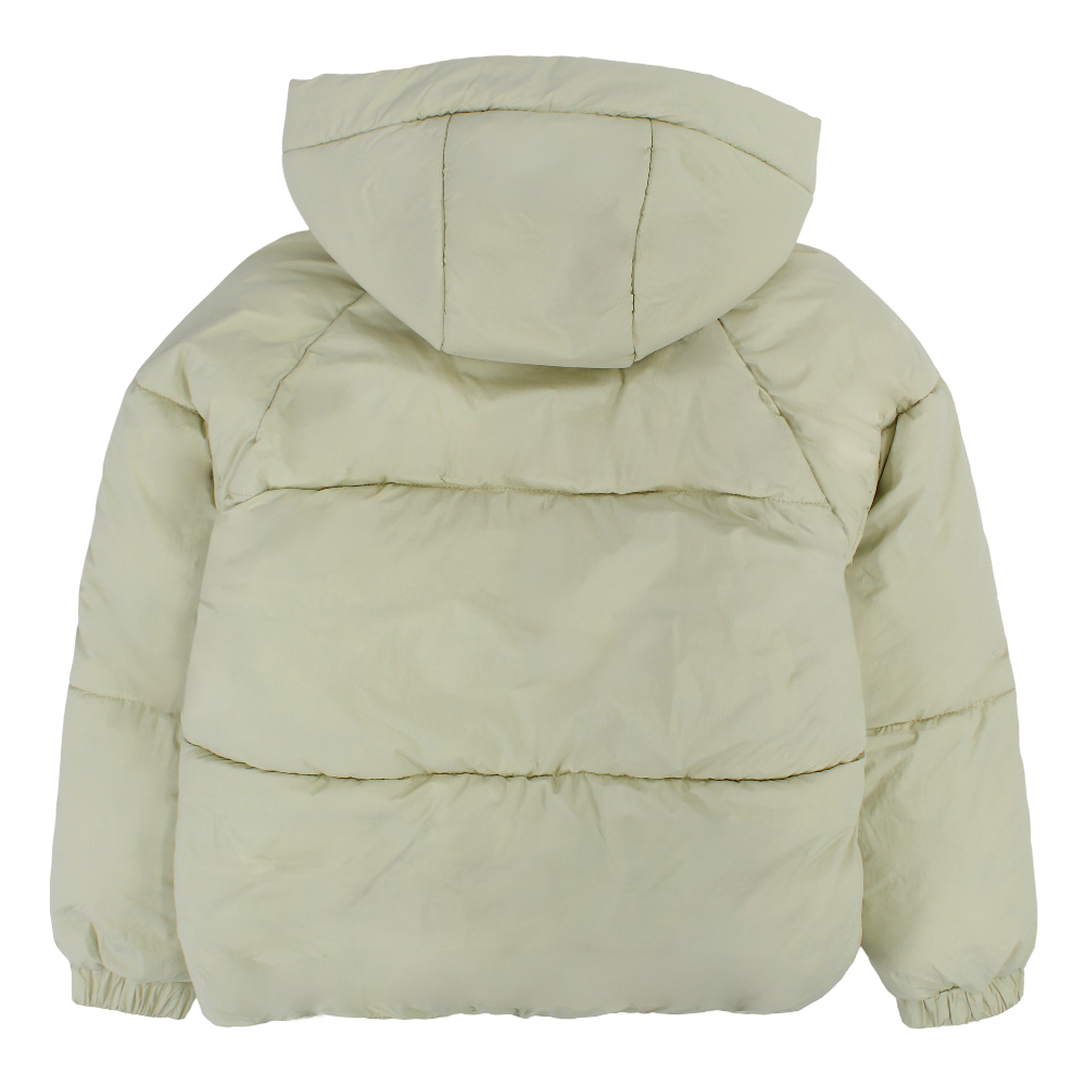 Girls Waterproof Hooded Jacket – Beige