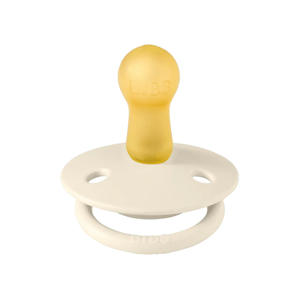 BIBS Pacifier De Lux Pack of 2 – Silicone Onesize Ivory/Sage