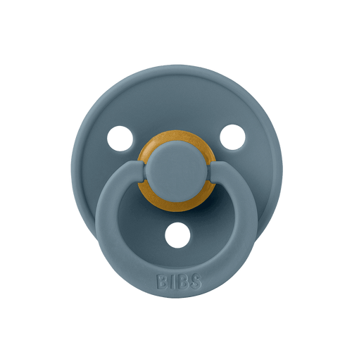 BIBS Color Pacifier – 1-Pack Latex - Size 2 - Petrol