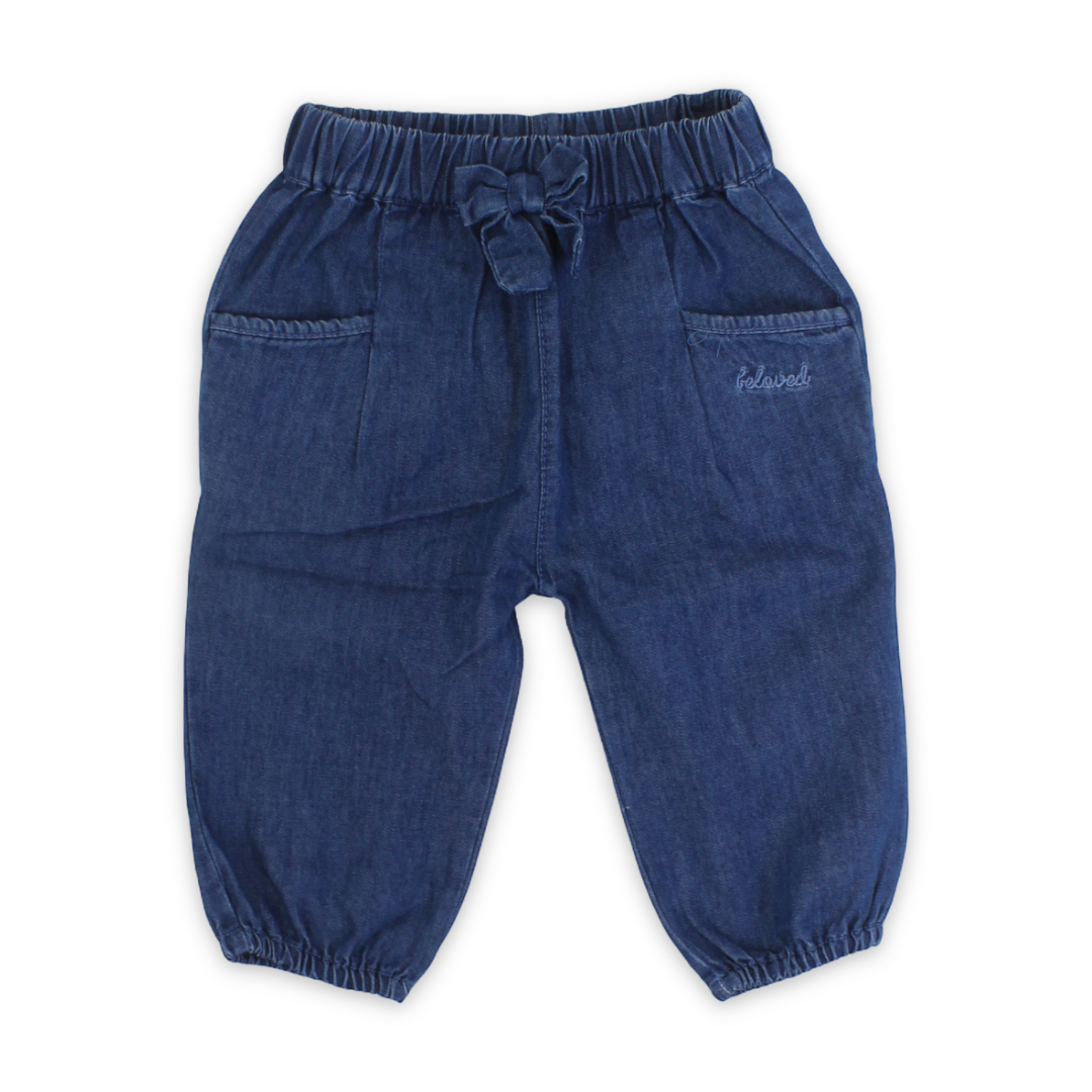 Baby Boys Cotton Denim Pants – Blue - Clothing - Pompelo