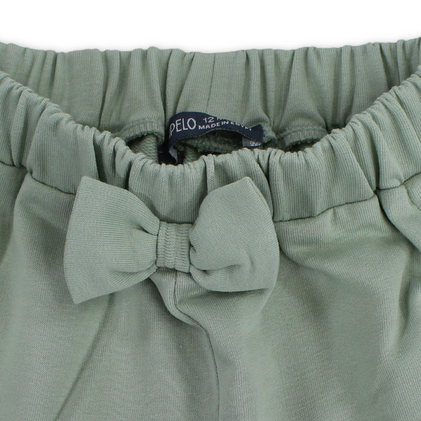 Baby Girls Gabardine Short – Mint