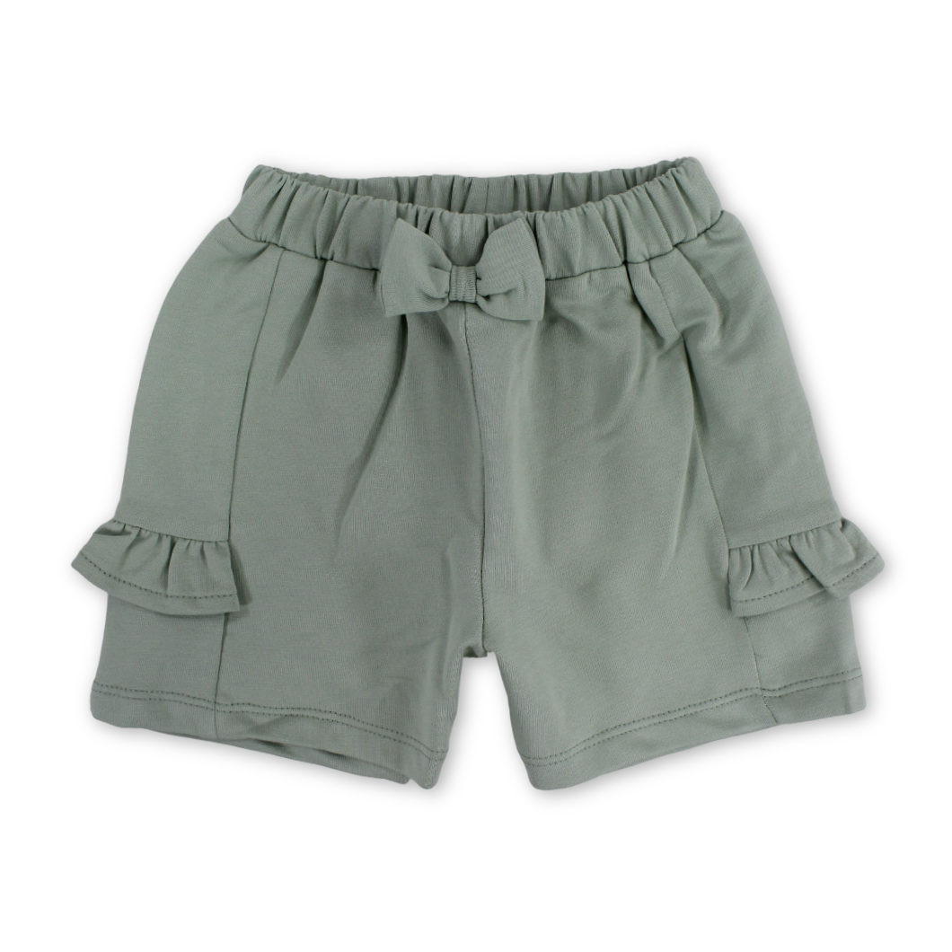 Baby Girls Gabardine Short – Mint - Clothing - Pompelo