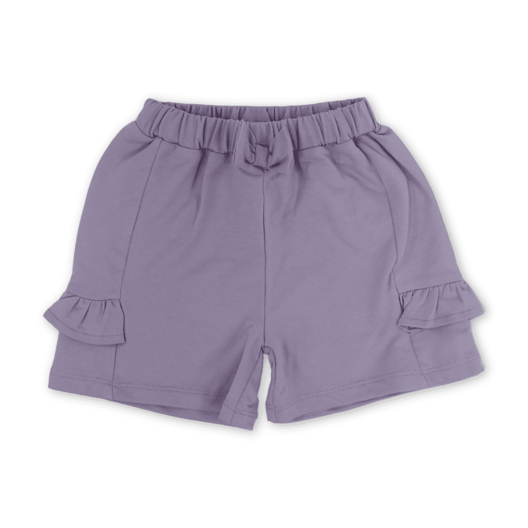 Baby Girls Cotton Short – Lilac - Clothing - Pompelo