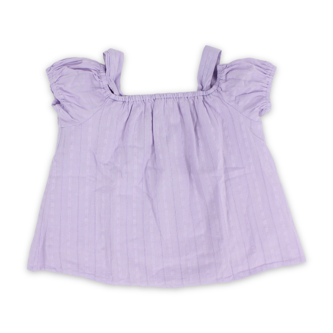 Girls Cotton Blouse – Lilac