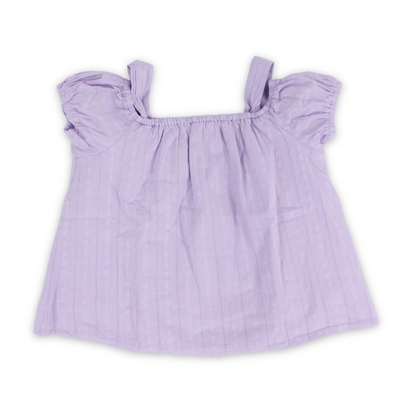 Girls Cotton Blouse – Lilac