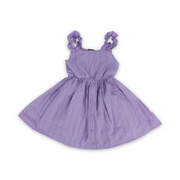 Baby Girls Cotton Dress – Lilac