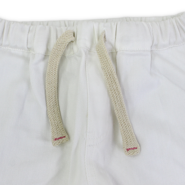 Girls Cotton Pants – Off-White