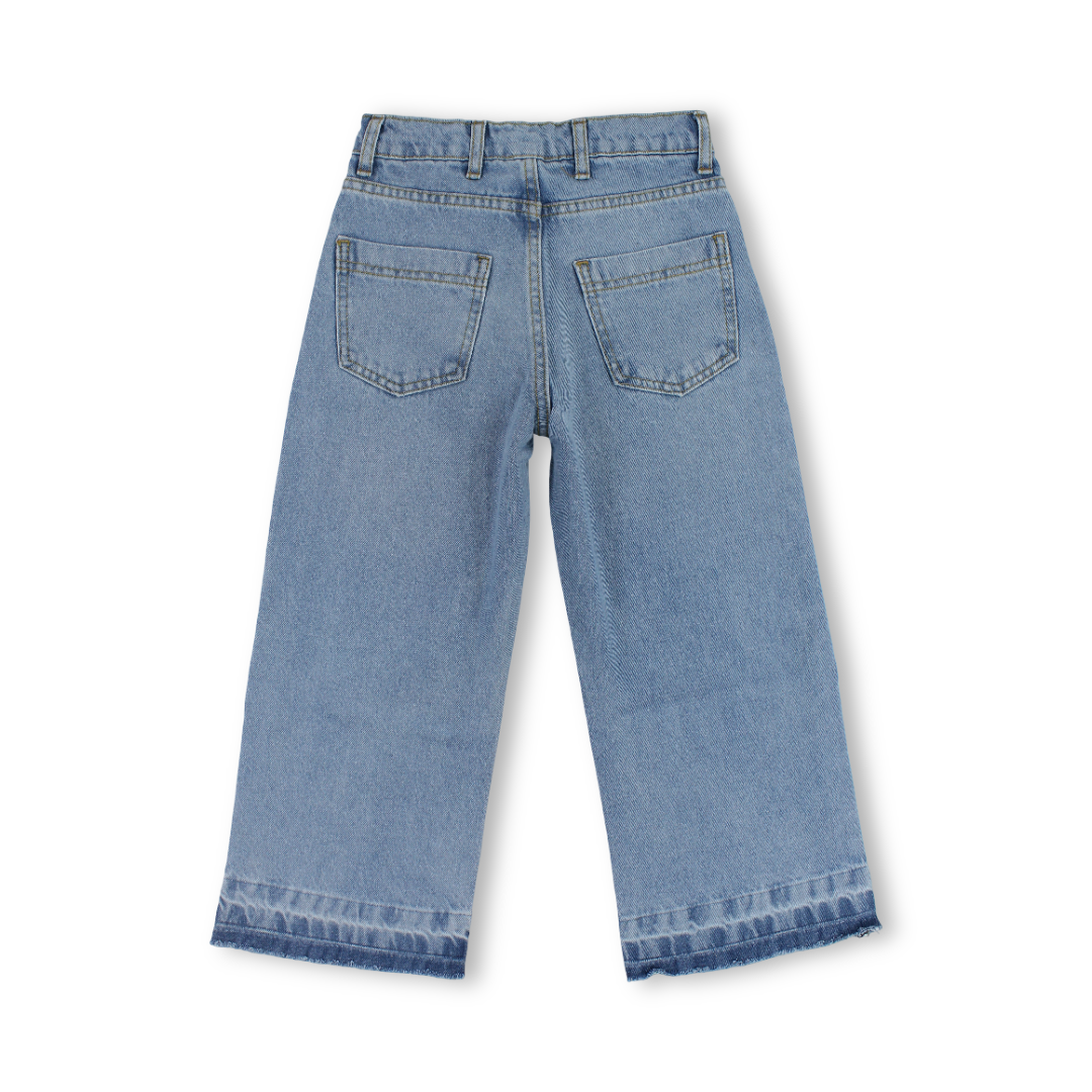 Girls Denim Pants – Light Blue