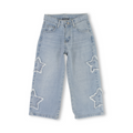 Girls Denim Pants – Stars Design