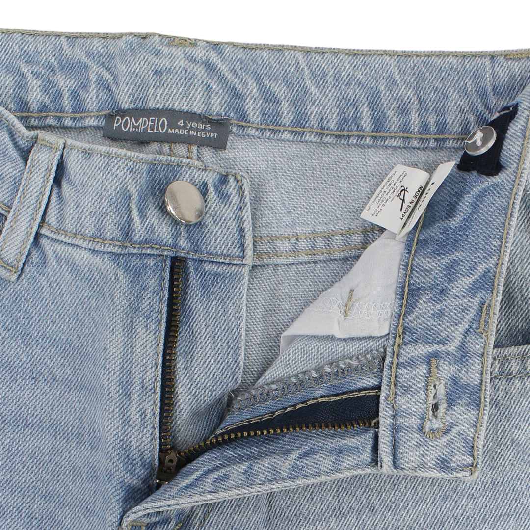 Girls Denim Pants – Stars Design