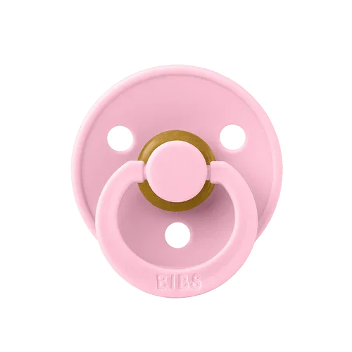 BIBS Color Pacifier Round Latex Size 1 – Baby Pink - Baby Essentials