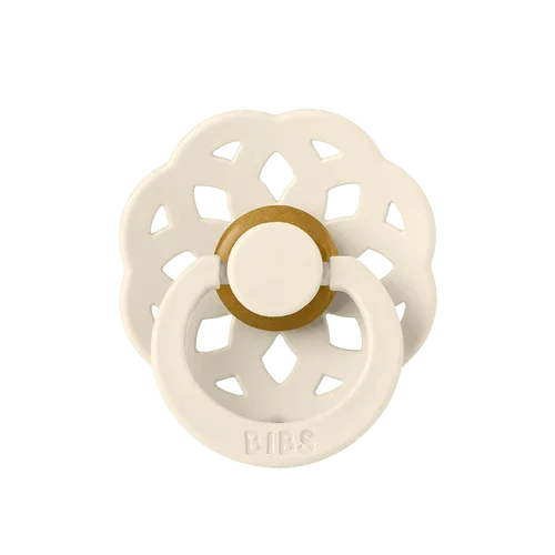 BIBS Boheme Pacifier Round Latex Size 1 Ivory - Baby Essentials