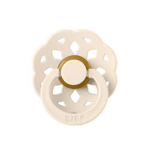 BIBS Boheme Pacifier Round Latex Size 1 Ivory