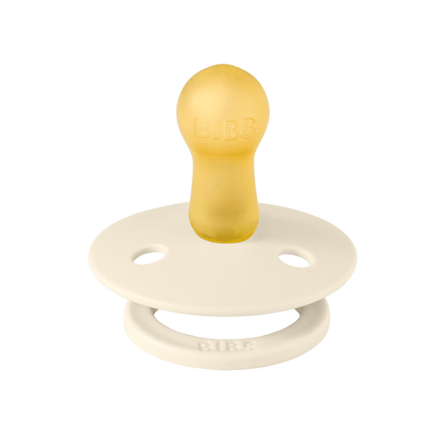 BIBS Pacifier Colour 2 PACK Latex Size 2 Symmetrical Ivory/Sage