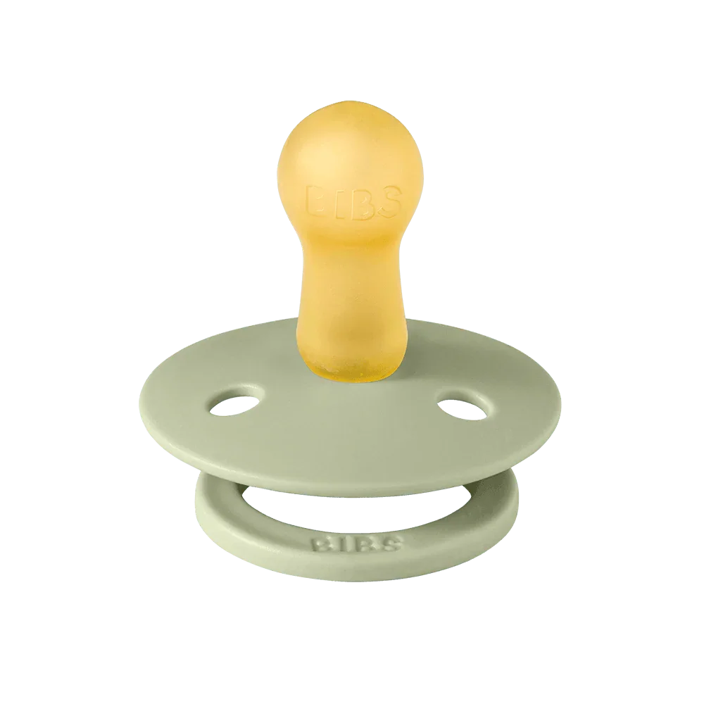 BIBS Color Pacifier – 1 Pack Latex - Size 1 - Sage