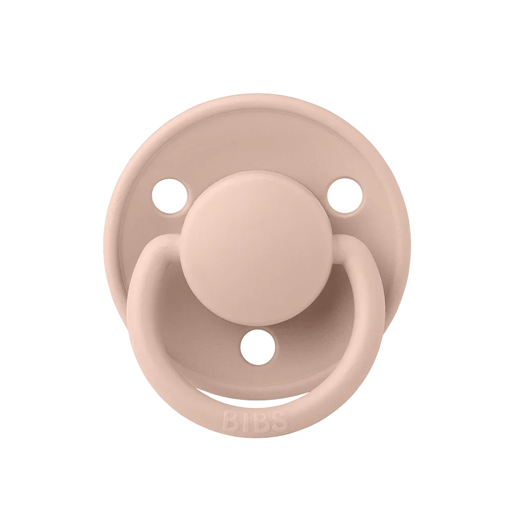 BIBS Color Pacifier 1-Pack Latex - Size 1 – Blush - Baby Essentials