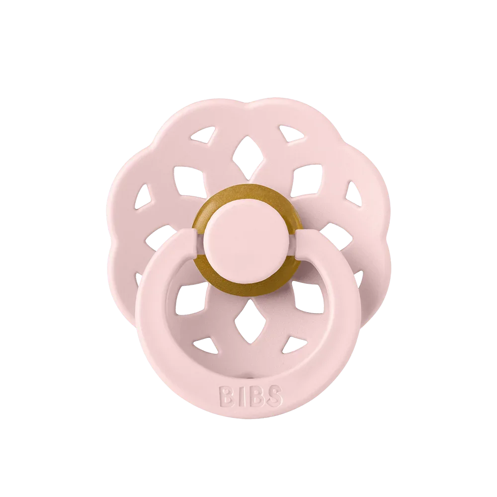 BIBS Boheme Pacifier 1-Pack Round Latex - Size 2 - Blossom