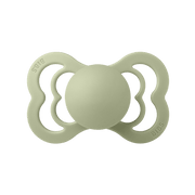 BIBS Supreme Pacifier - Size 2 6-18 months - Silicone â€“ Sage - 1 pc
