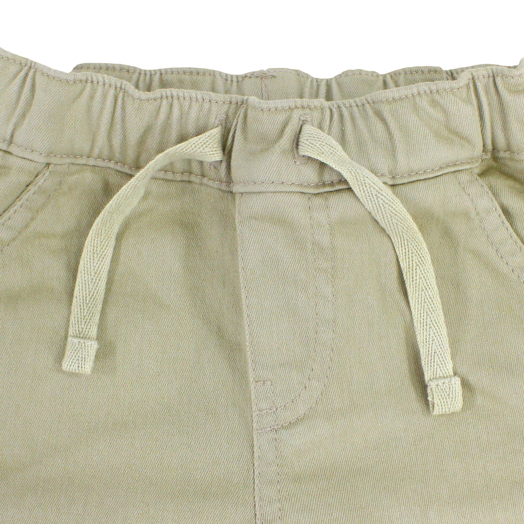 Baby Boys Gabardine Pants – Beige