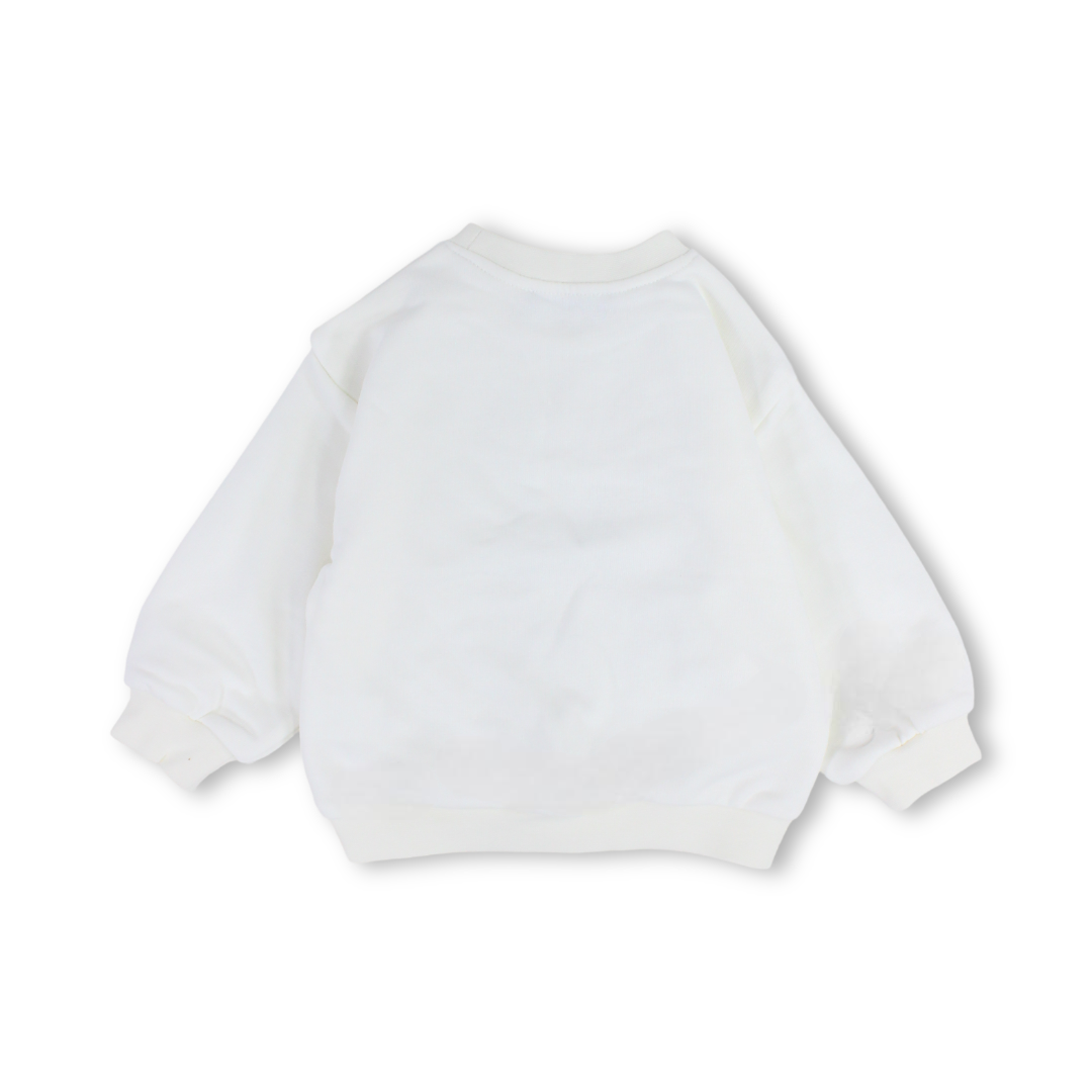 Baby Girls Cotton T-Shirt – Teddy Bear Print