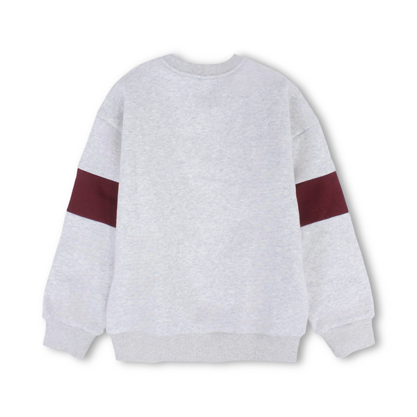 Boys Cotton Sweatshirt – Grey with "London" Print