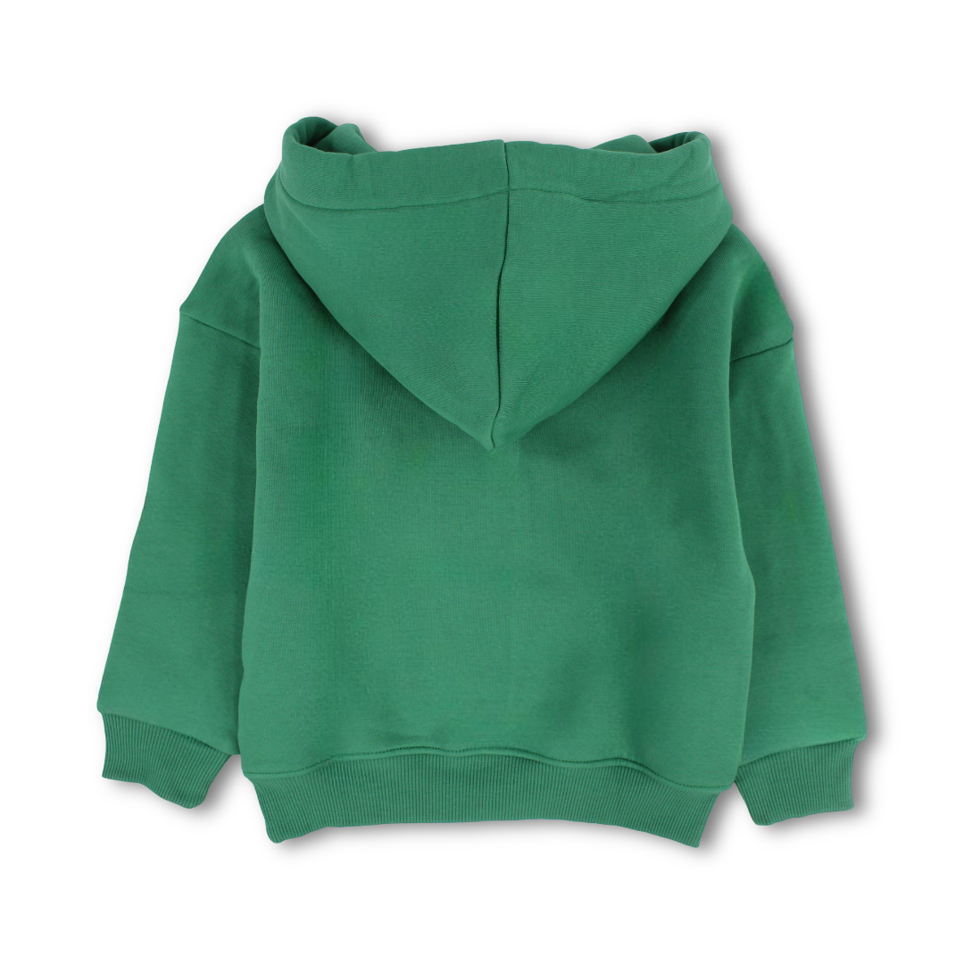 Boys Cotton Hoodie – Green