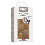 BIBS Bottle Nipple 2 PACK Latex Fast Flow