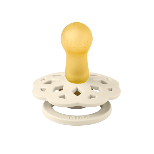 BIBS Boheme Pacifier Round Latex Size 1 Ivory