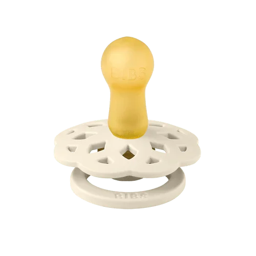 Pack of 2 - BIBS Pacifier Boheme Latex Size 2 Ivory/Sage
