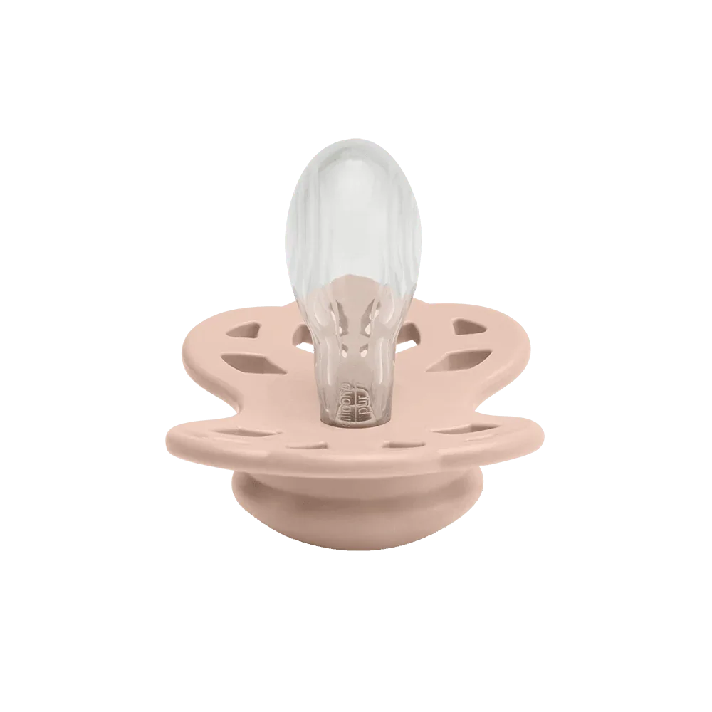 BIBS Infinity Pacifiers Pack of 2 – Ivory/Blush