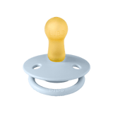 BIBS Baby Pacifier De Lux Round Latex Size 1 - Baby Blue