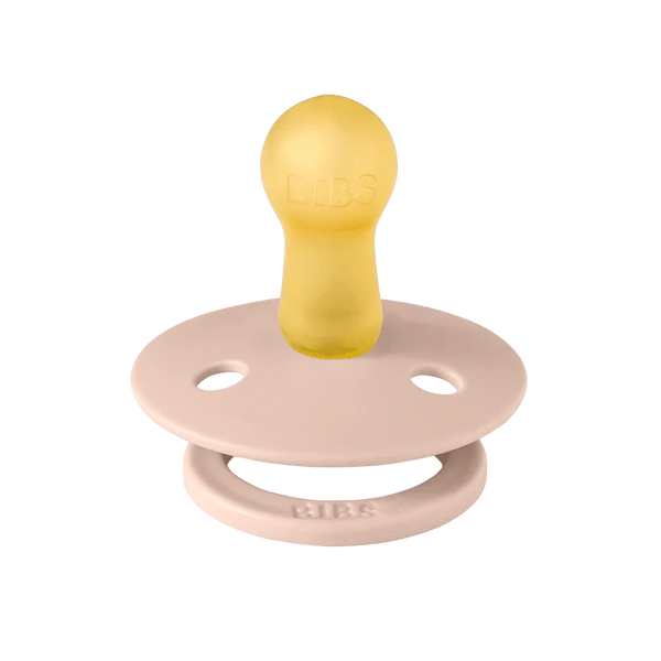 BIBS Color Pacifier – 1-Pack Latex - Size 2 - Blush