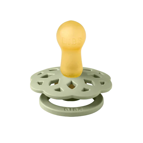 BIBS Boheme Pacifier 1-Pack Latex - Size 2 - Sage