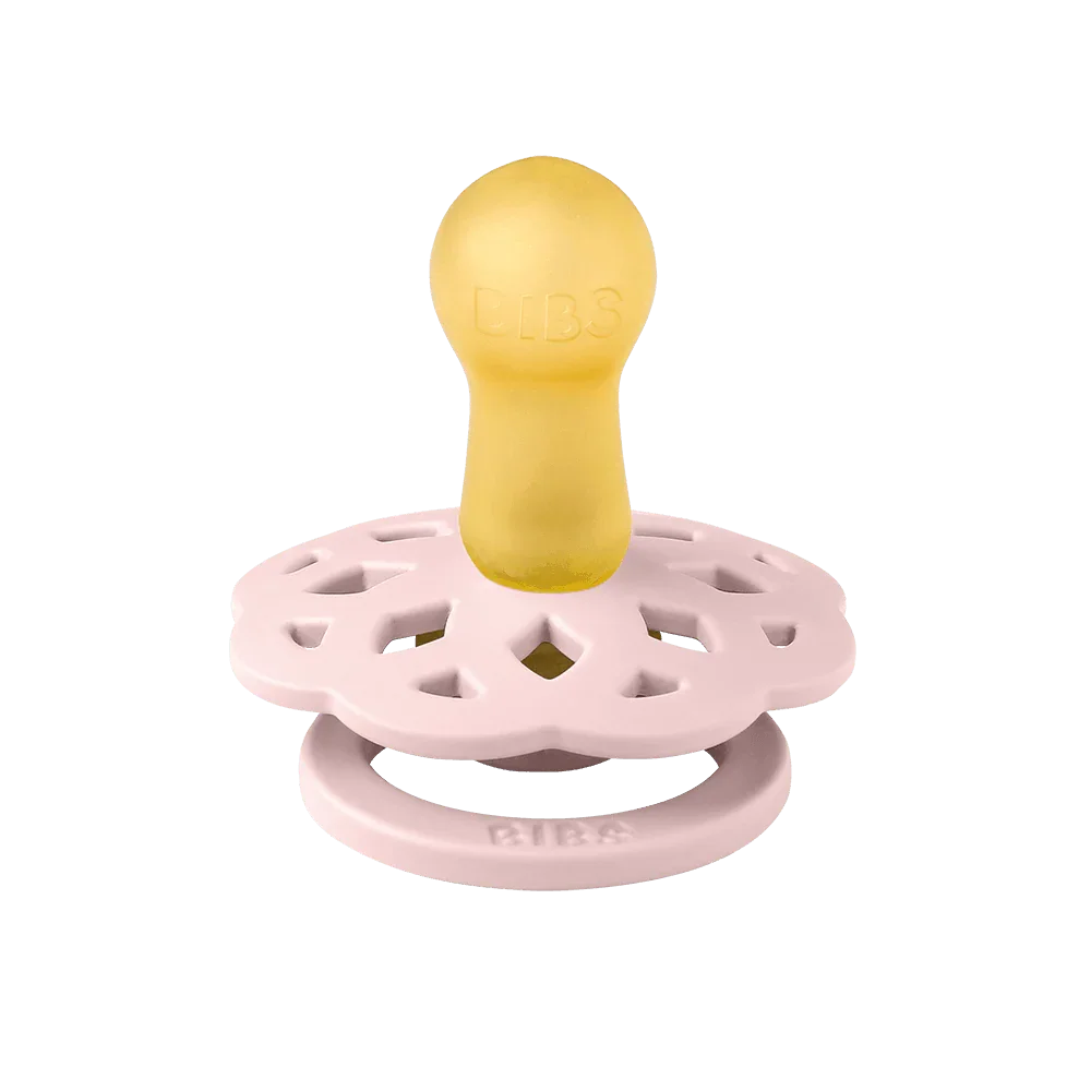 BIBS Boheme Pacifier 1-Pack Round Latex - Size 2 - Blossom