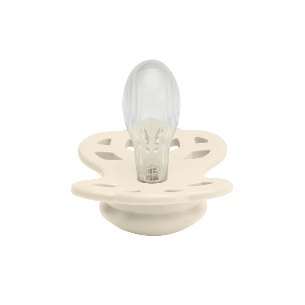 BIBS Infinity Pacifiers Pack of 2 – Ivory/Blush