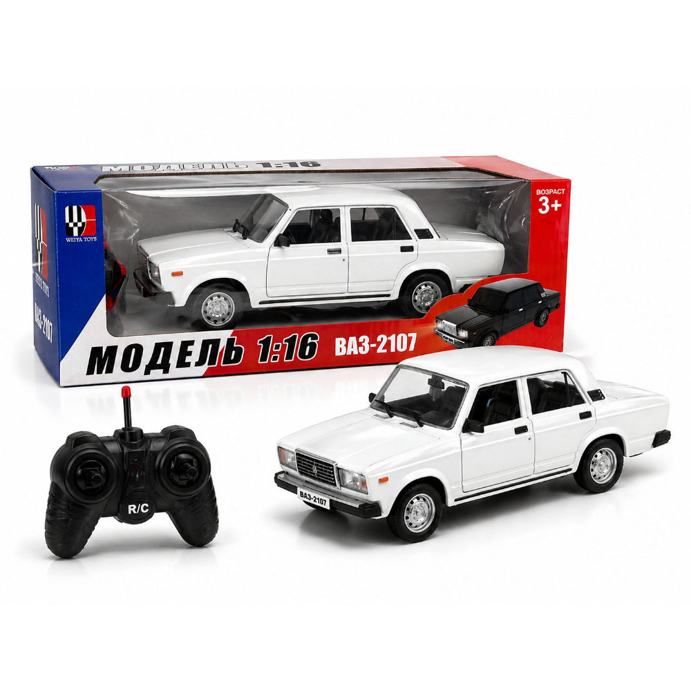 Lada 1:16 Scale RC Model Toy Car – White