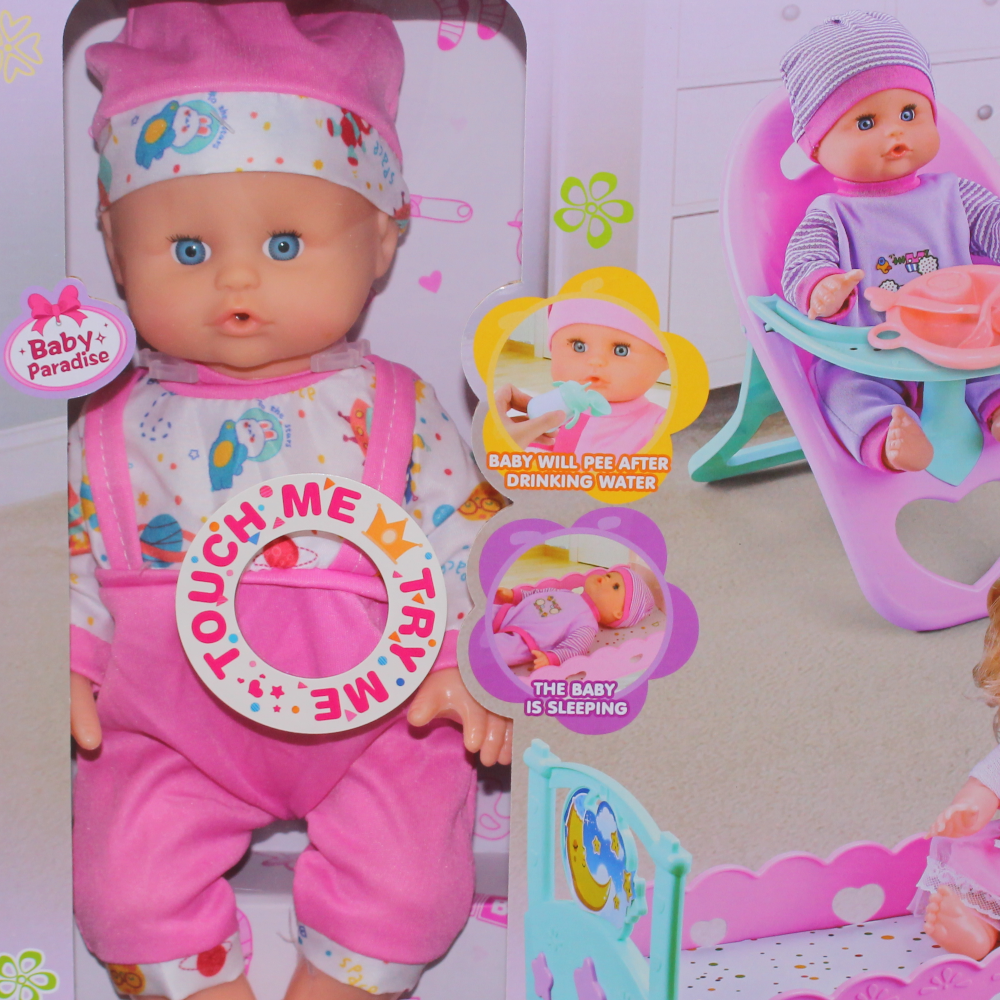 Lovely Deluxe Baby Doll Playset with Accessories – 3-in-1 Set