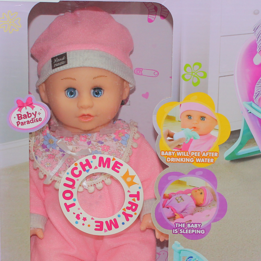 Baby Collection Lovely Deluxe Baby Doll Playset – 12 Inches 30 Pcs