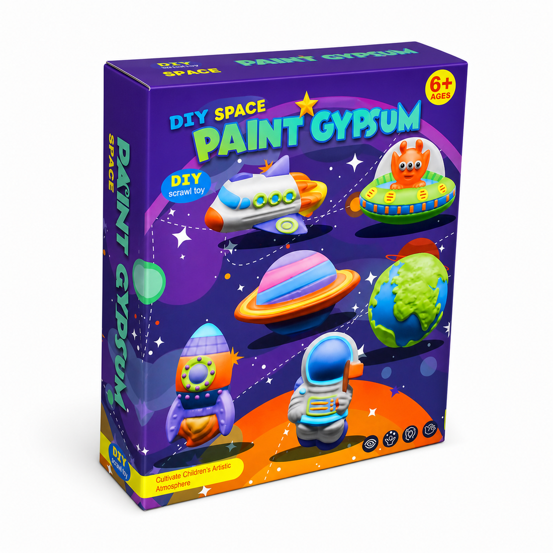 Space Paint Gypsum DIY Craft Kit - Toys - OKO