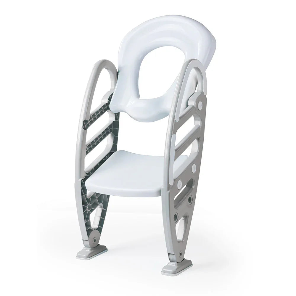 Dolu Toilet Trainer With Adjustable Anti-Slip Ladder - Grey