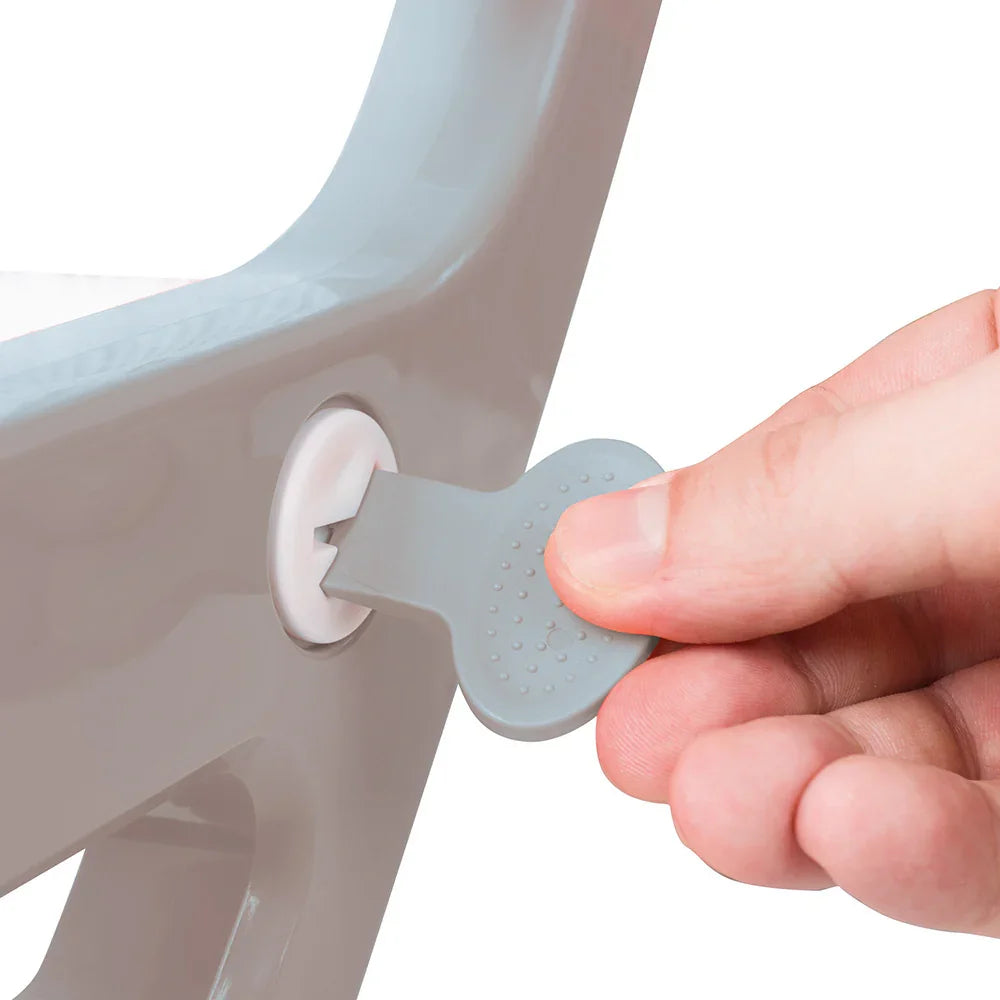 Dolu Toilet Trainer With Adjustable Anti-Slip Ladder - Grey