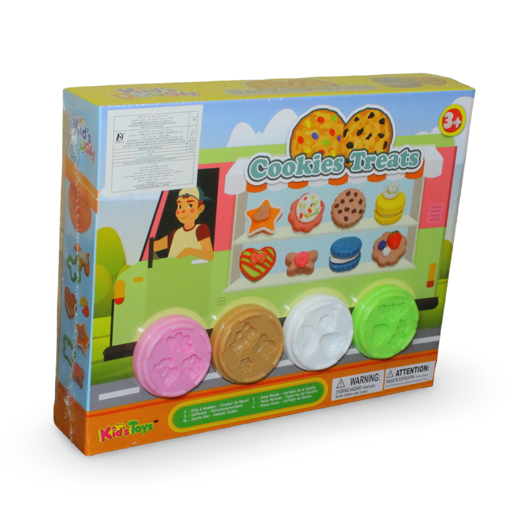 Cookie Dough Play Set with 4 Dough Cups - Toys - OKO