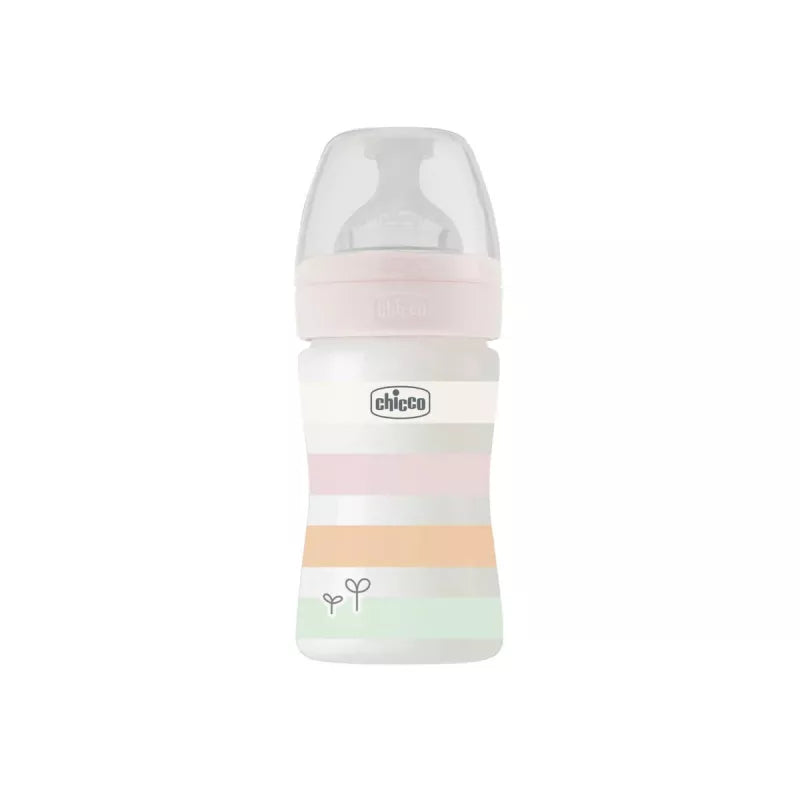 Chicco Well-Being Bottle Medium Flow 150ml Pink
