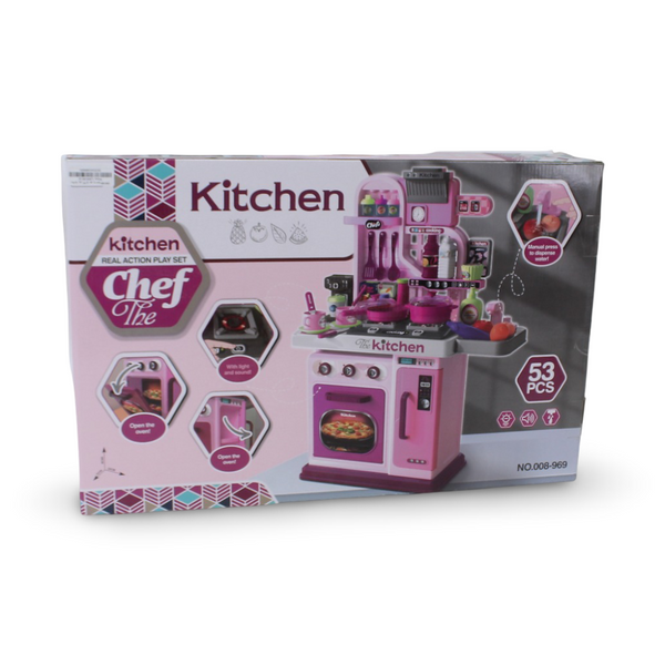 Realistic Kitchen Set – With Lights & Music