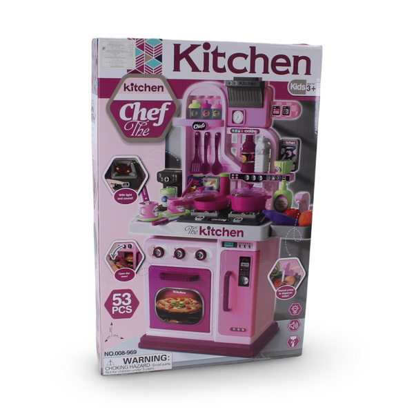 Realistic Kitchen Set – With Lights & Music