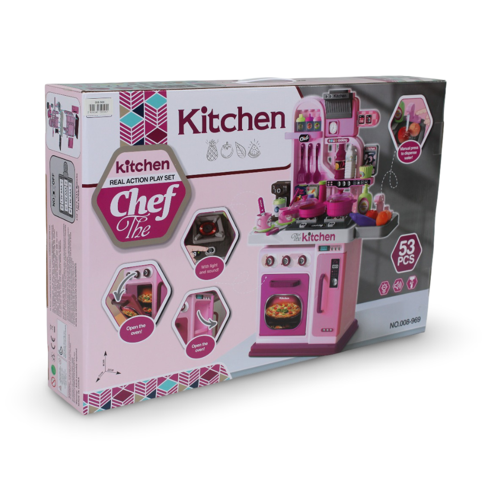 Realistic Kitchen Set – With Lights & Music - Toys - OKO