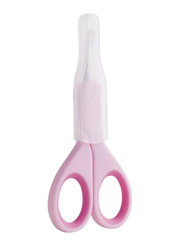 Chicco Baby Moments Round Tip Baby Nail Scissors 0m+ Pink 1 Pc