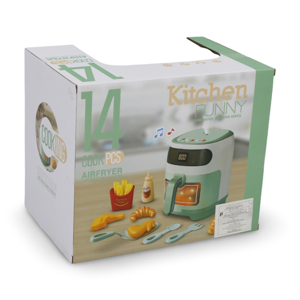 Airfryer (Light & Sound) + Accessories