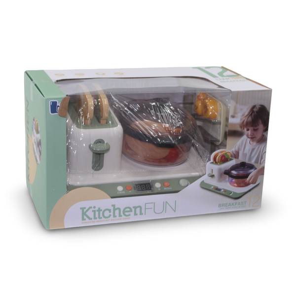 Kitchen Fun Breakfast Play Set with Lights & Sound - Toys - OKO