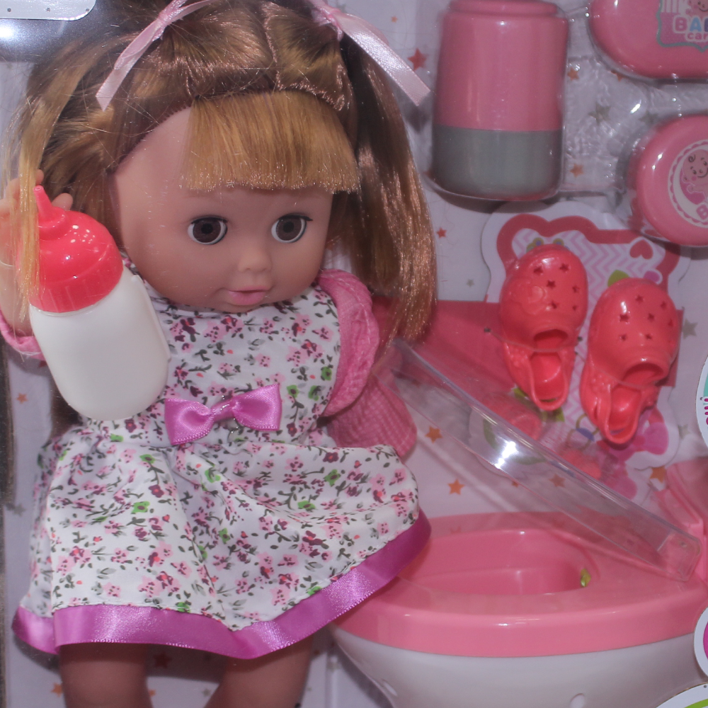 Hada Bebe Interactive Potty Doll Play Set – 35 cm & 12 Sounds